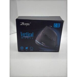 ZELOTES C-18 Ergonomic Vertical USB Wired Gaming Mouse 10000DPI RGB